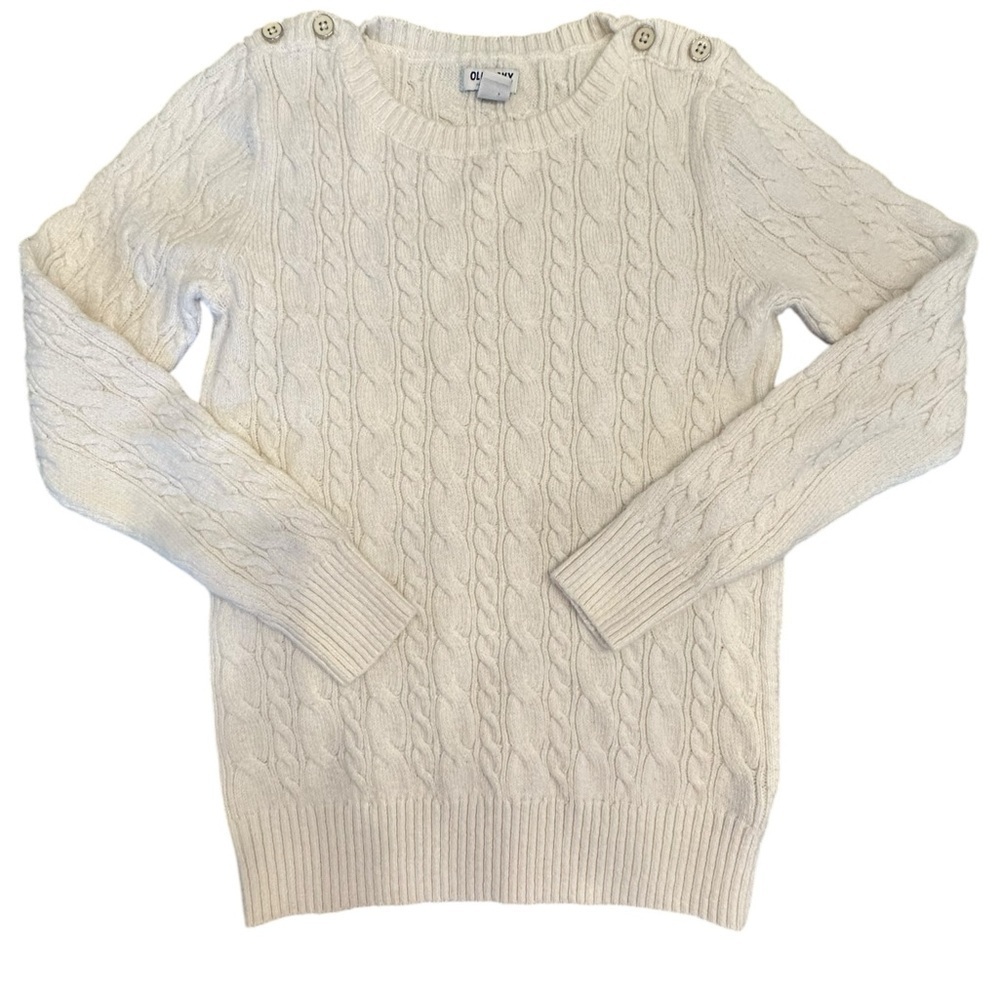 Old Navy Cable Knit Button Detail Sweater